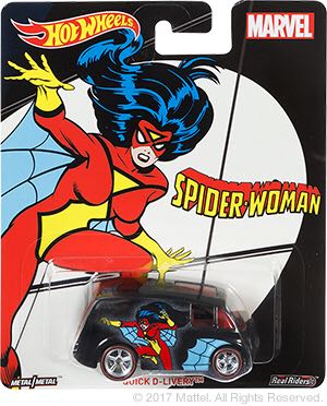 SPIDER WOMAN Car - Mattel (Real Riders) action figure collectible [Barcode 887961381658] - Main Image 2
