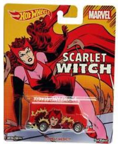 SCARLET WITCH Car - Mattel (Real Riders) action figure collectible [Barcode 887961381764] - Main Image 2