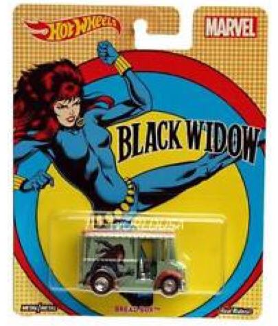 BLACK WIDOW Car - Mattel (Real Riders) action figure collectible [Barcode 887961381832] - Main Image 2
