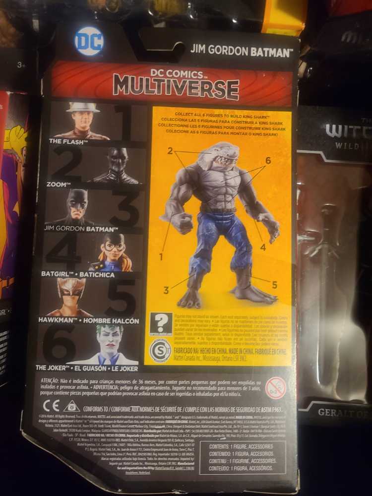 Mattel DC Comics Multiverse Rookie BAF Batman (Jim Gordon) - Mattel (Batman: Superheavy) action figure collectible [Barcode 887961385069] - Main Image 3