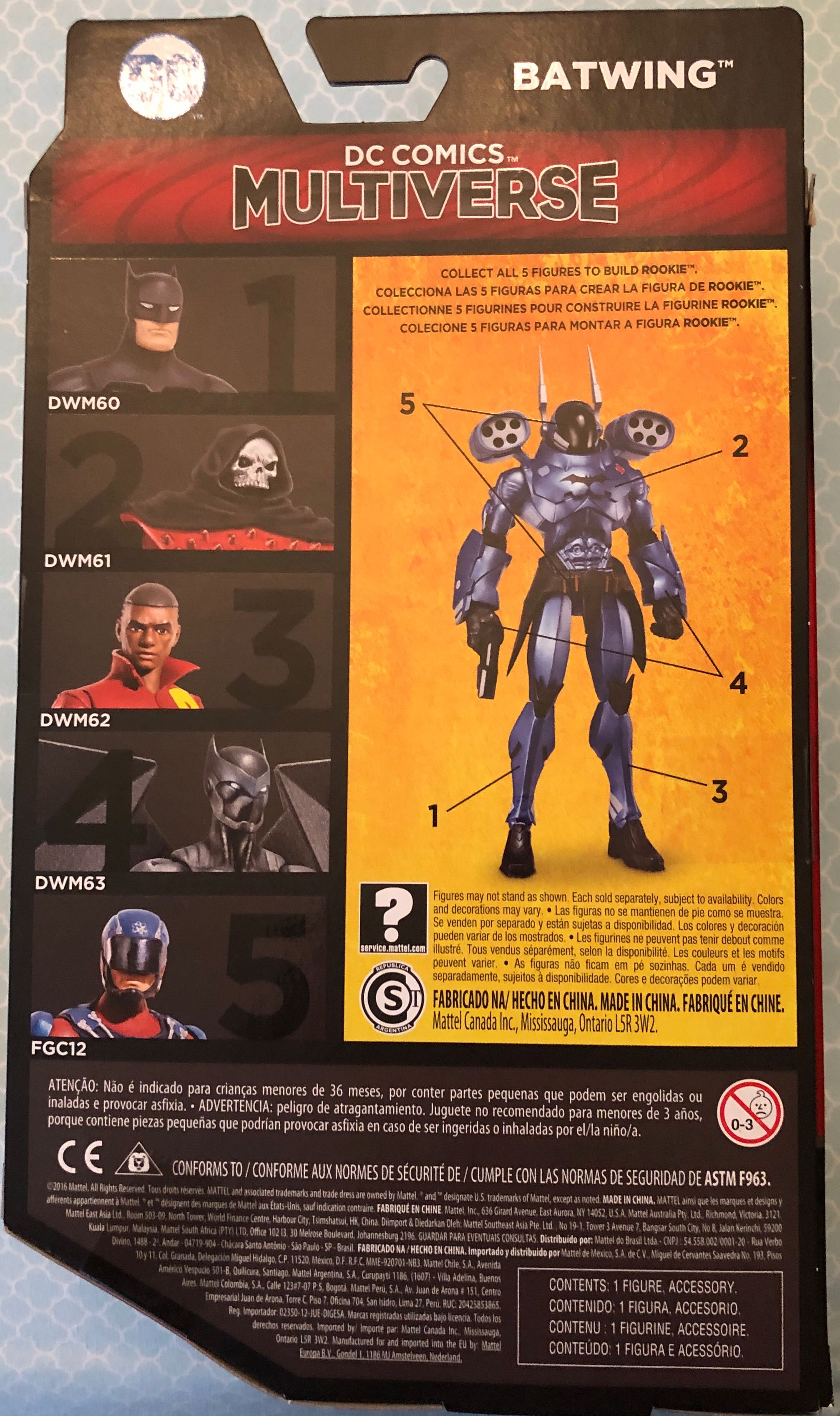 Batwing - Mattel (Dc Comics Multiverse) action figure collectible [Barcode 887961385113] - Main Image 2
