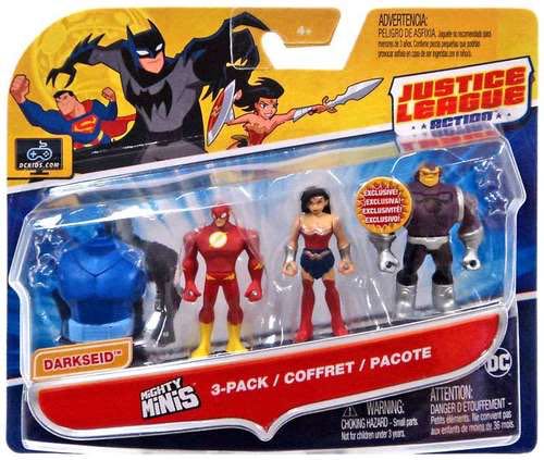 Justice League Action Mighty Minis 3-Pack 2 - Mattel (DC Comics) action figure collectible [Barcode 887961385144] - Main Image 2