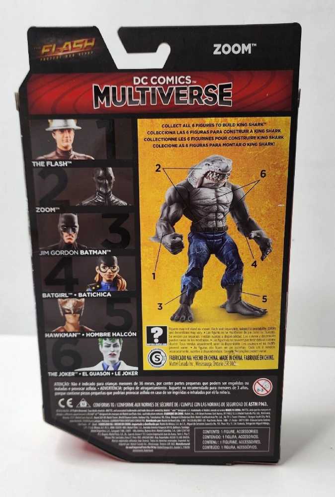 Zoom - Mattel (DC Comics Multiverse - King Shark) action figure collectible [Barcode 887961385182] - Main Image 2