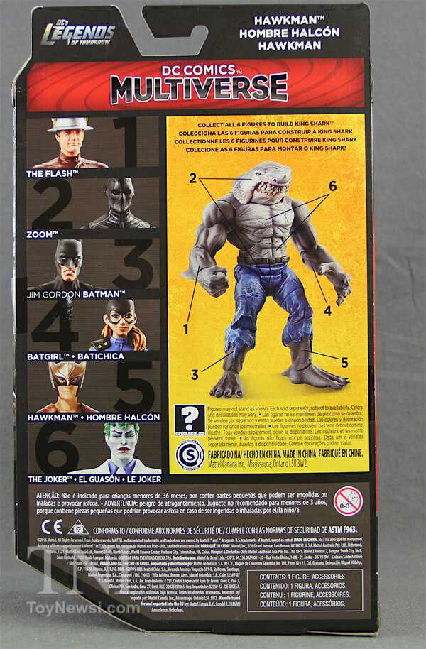 Legends of Tomorrow: Hawkman - Mattel - DC Comics (Dc Comics Multiverse) action figure collectible [Barcode 887961385212] - Main Image 4