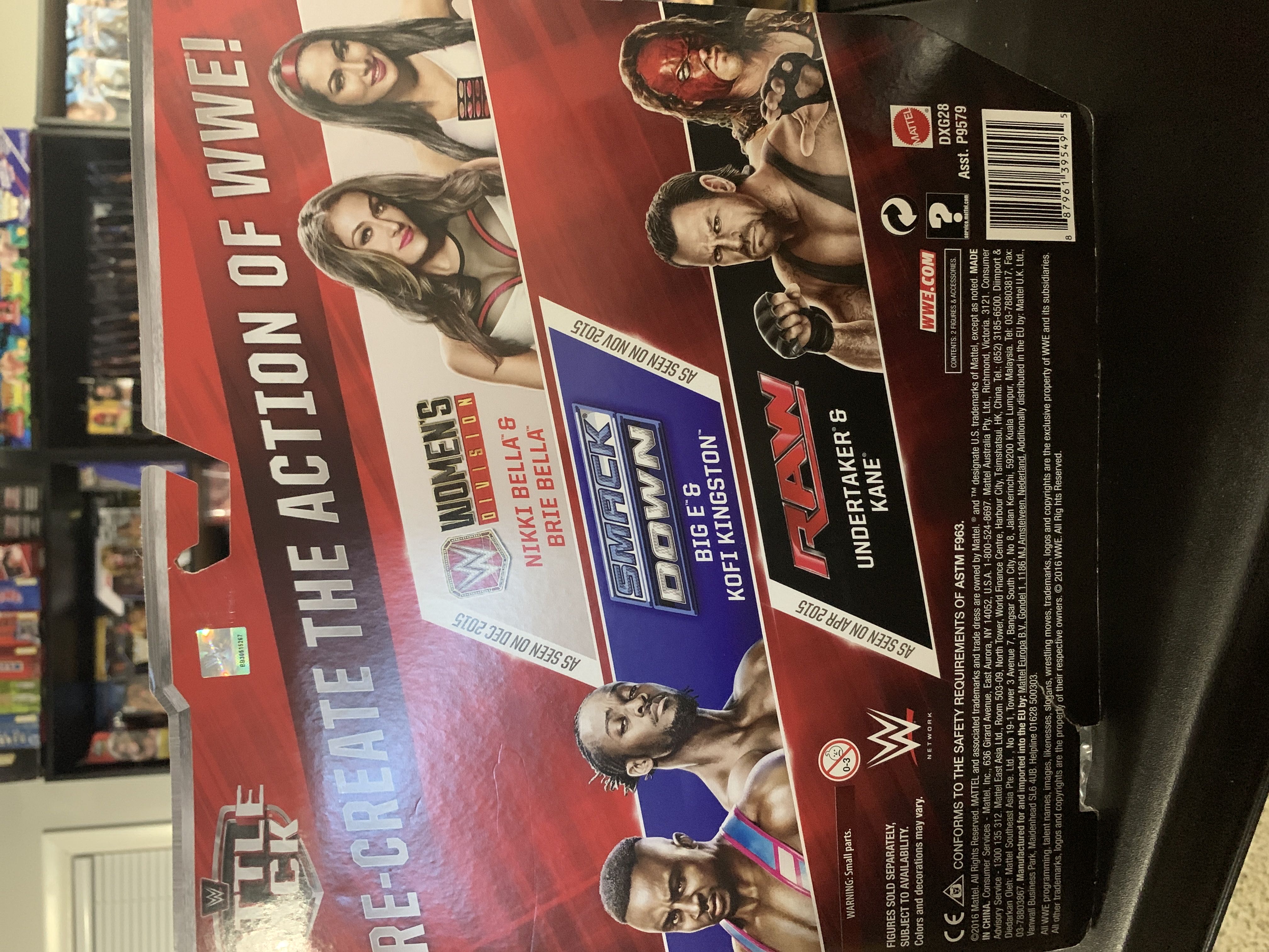 WWE Big E & Kofi Kingston - Mattel (Basics) action figure collectible [Barcode 887961395495] - Main Image 2