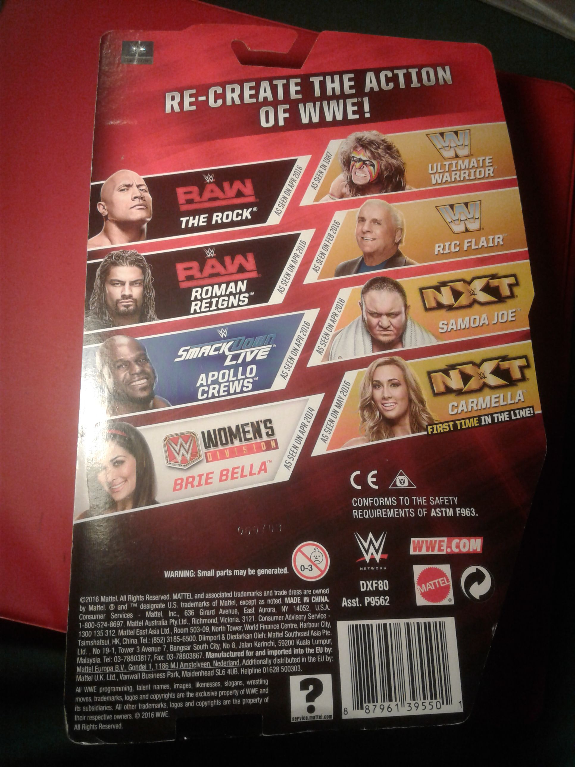 Roman Reigns - Basic 70 - Mattel Wwe (Series #70) action figure collectible [Barcode 887961395501] - Main Image 2