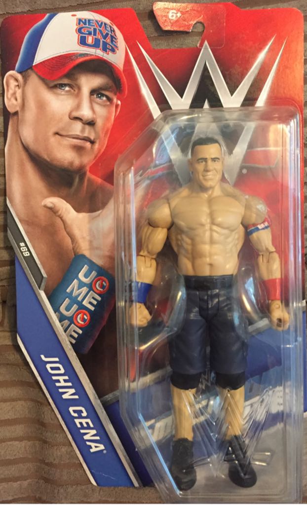 WWE: John Cena - Mattel (WWE Basic Series #69) action figure collectible [Barcode 887961395617] - Main Image 1