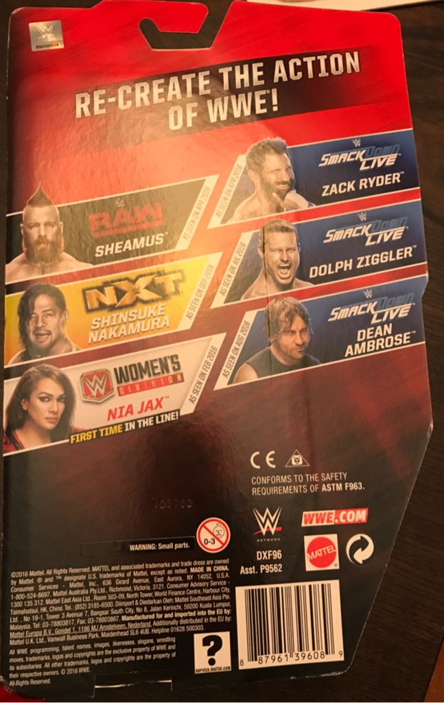 Nia Jax 72 - Mattel (WWE Wrestling) action figure collectible [Barcode 887961396089] - Main Image 2