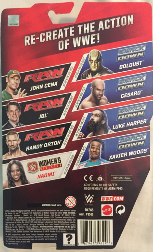 JBL - Basic Series 67 - Mattel Wwe (Wwe Elite) action figure collectible [Barcode 887961396249] - Main Image 2