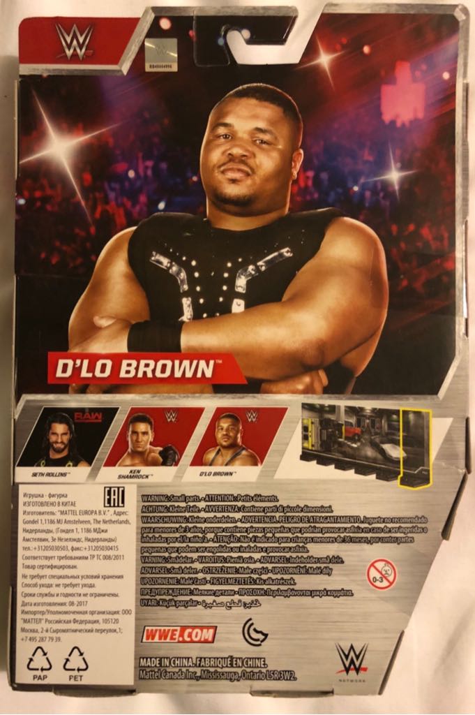 WWE: D’Lo Brown - Mattel (WWE Elite Collection Series) action figure collectible [Barcode 887961397499] - Main Image 2