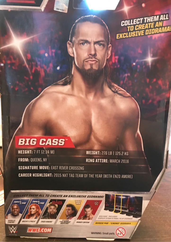 Big Cass - Elite Series 49 - Mattel Wwe (Wwe Elite) action figure collectible [Barcode 887961397550] - Main Image 2