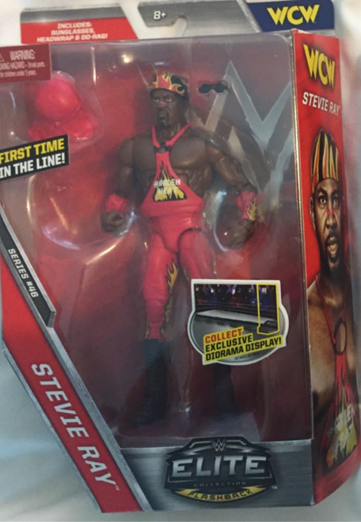 WWE: Stevie Ray - Mattel (WWE Elite Flashback) action figure collectible [Barcode 887961397628] - Main Image 1