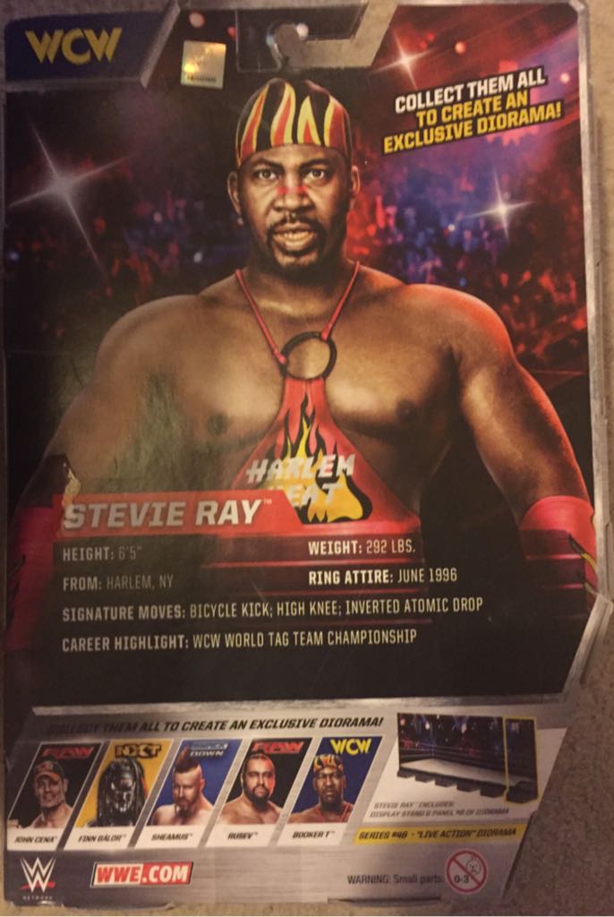 WWE: Stevie Ray - Mattel (WWE Elite Flashback) action figure collectible [Barcode 887961397628] - Main Image 2