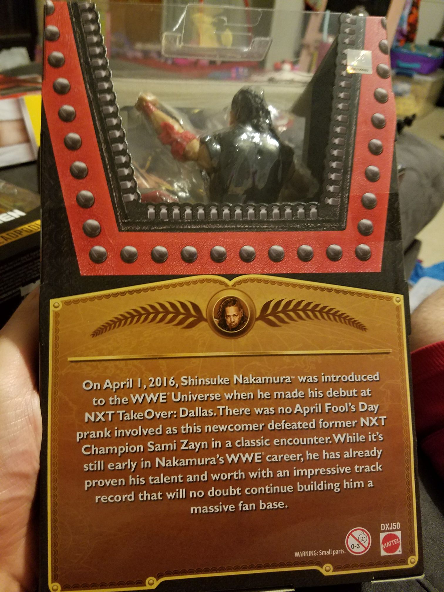 Shinsuke Nakamura - Mattel (WWE Defining Moments) action figure collectible [Barcode 887961397826] - Main Image 2