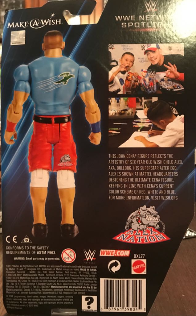 John Cena Make-a-Wish - Mattel Wwe action figure collectible [Barcode 887961398045] - Main Image 2