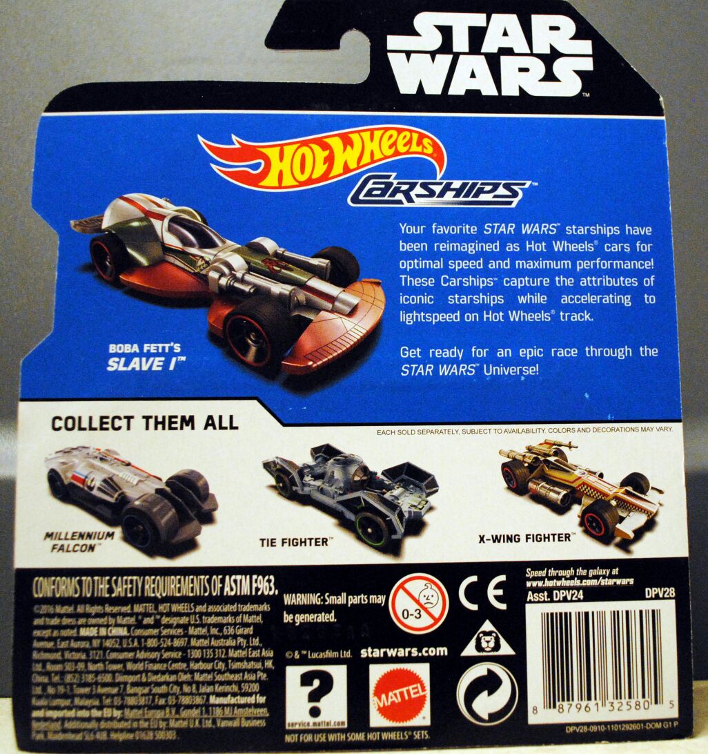 Hot Wheels Star Wars Character Darth Maul Rogue One TPM - Hot Wheels by Mattel (Star Wars Hot Wheels) action figure collectible [Barcode 887961399967] - Main Image 2