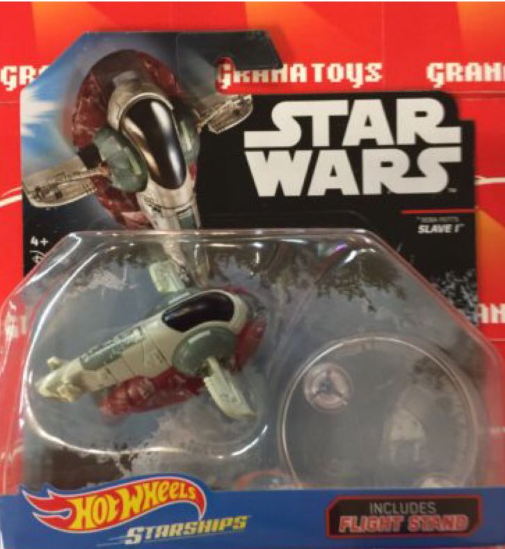 SLAVE 1  - Hot Wheels (Mattel) (Star Wars Hot Wheels Starships) action figure collectible [Barcode 887961405484] - Main Image 2