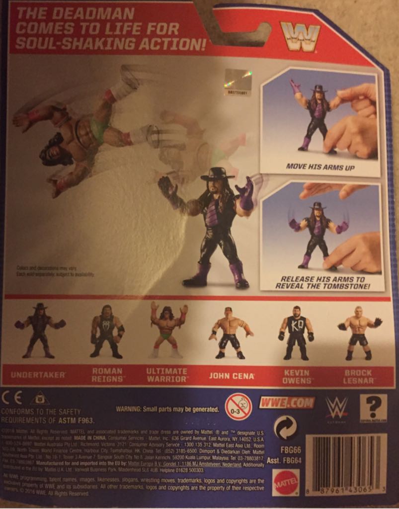 Retro Series #1 - Mattel (Undertaker) action figure collectible [Barcode 887961430653] - Main Image 2