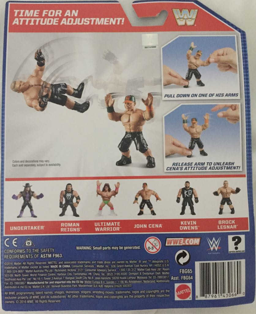John Cena - Mattel (WWE Retro) action figure collectible [Barcode 887961430660] - Main Image 2