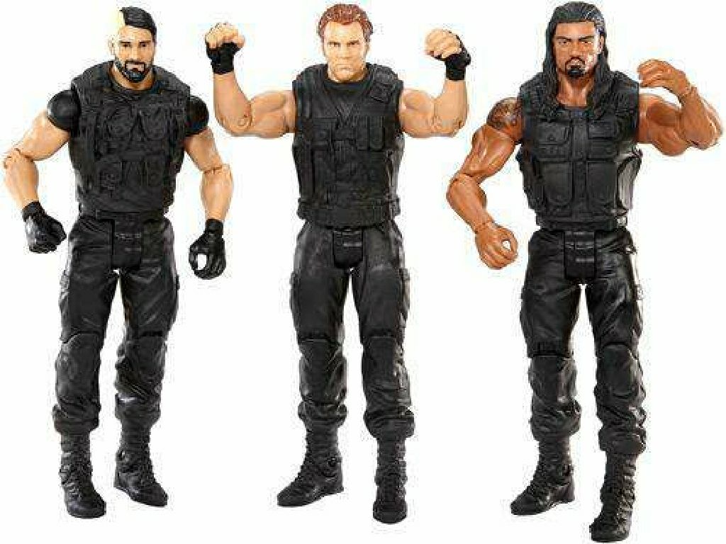 WWE - Shield - Mattel (WWE Elite Collection - Then, Now, Forever) action figure collectible [Barcode 887961432411] - Main Image 2