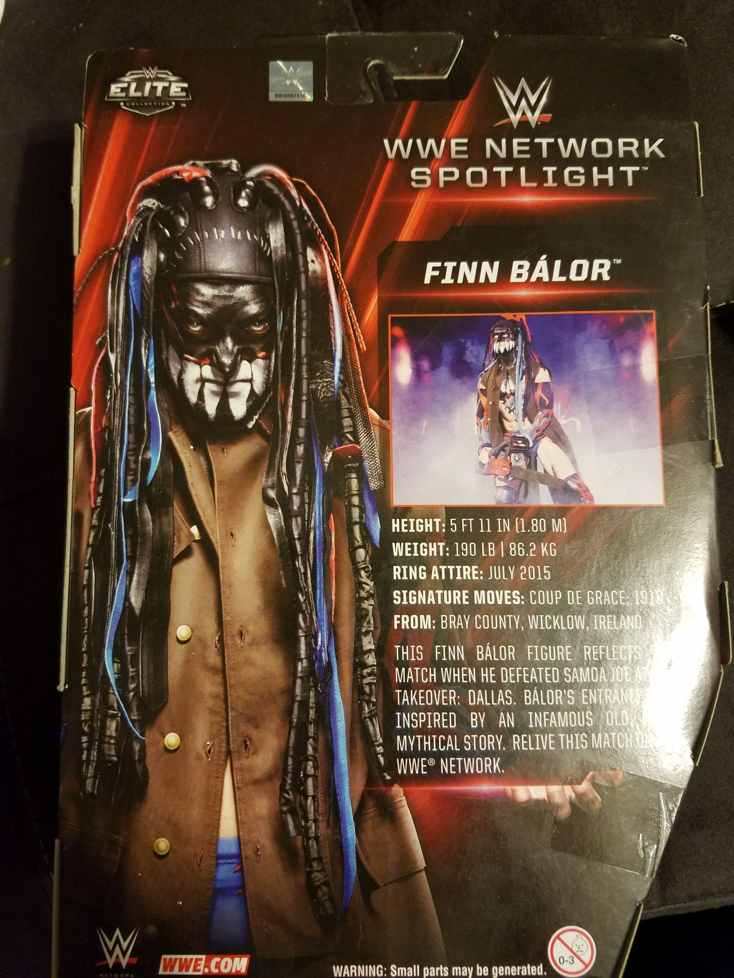 Finn Bálor Elite Spotlight - Mattel (WWE: Fin Balor) action figure collectible [Barcode 887961432480] - Main Image 2