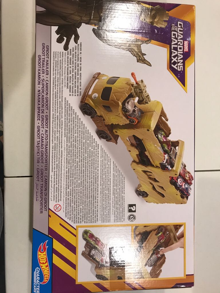 Guardians Of The Galaxy Hot Wheels Groot Hauler  action figure collectible [Barcode 887961435399] - Main Image 2