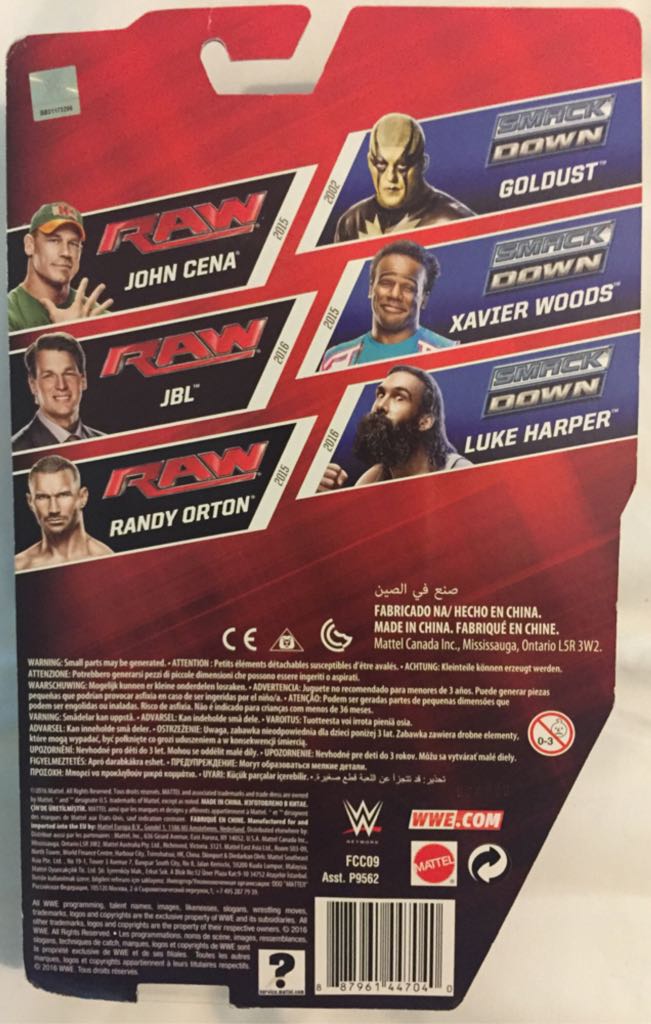 WWE Mattel Basic Series 67 Goldust - Mattel (Wwe Wrestling) action figure collectible [Barcode 887961447040] - Main Image 2