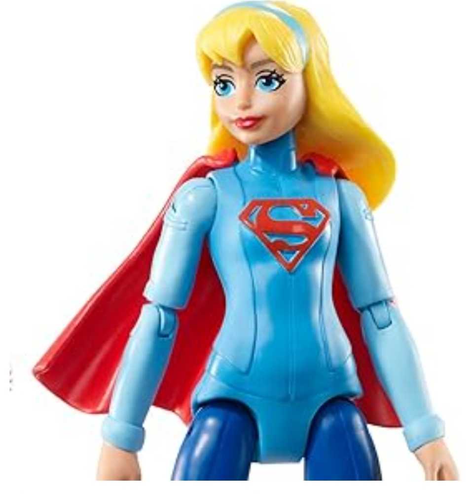 Dc Super Hero Girls 4.5 inch Action Ready Supergirl figure - DC Mattel (DC Super Hero Girls) action figure collectible [Barcode 887961447804] - Main Image 3
