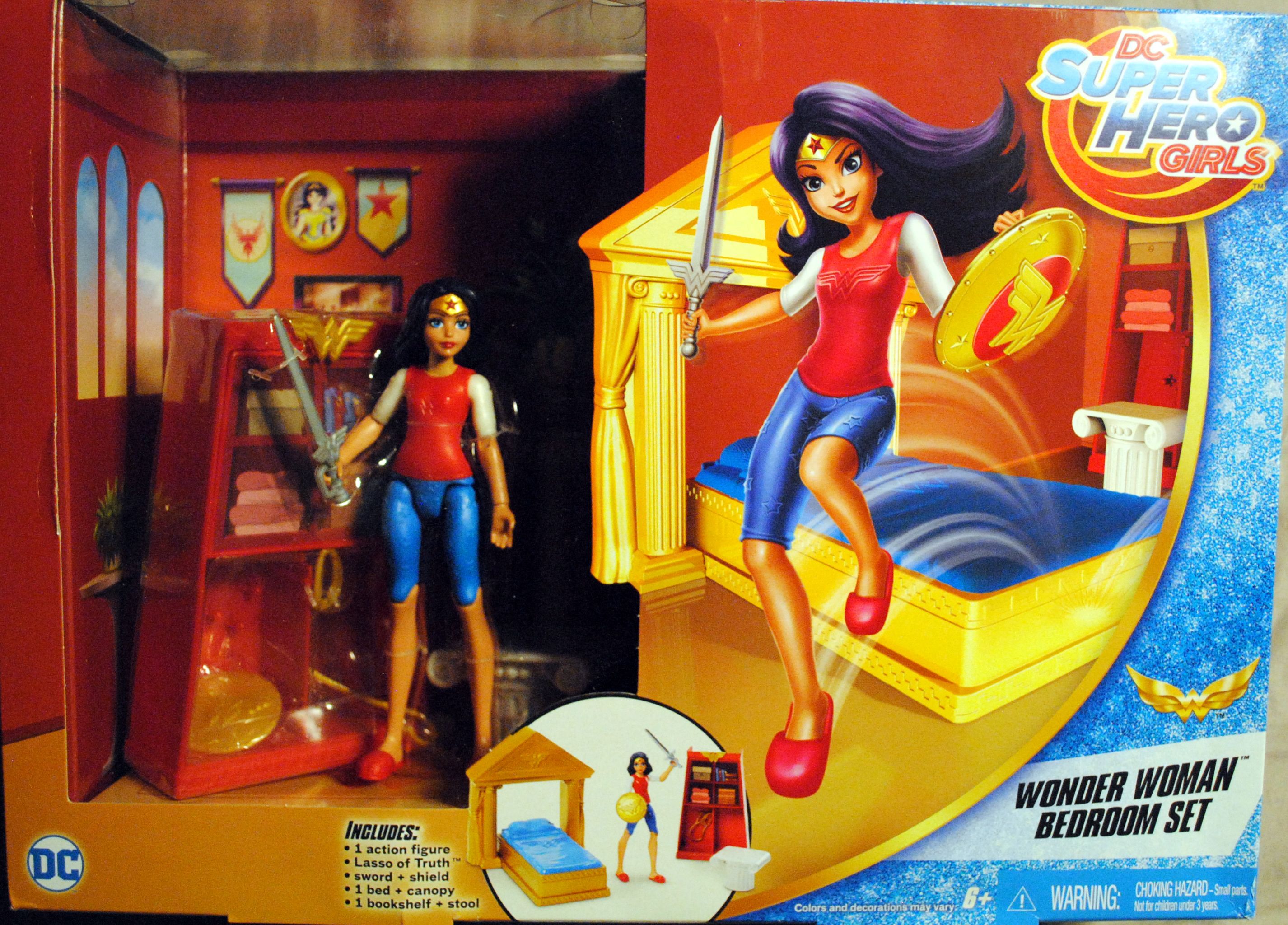 DC Super Hero Girls 6 inch Playset Wonder Woman Bedroom Set - DC Mattel (DC Super Hero Girls) action figure collectible [Barcode 887961447965] - Main Image 1