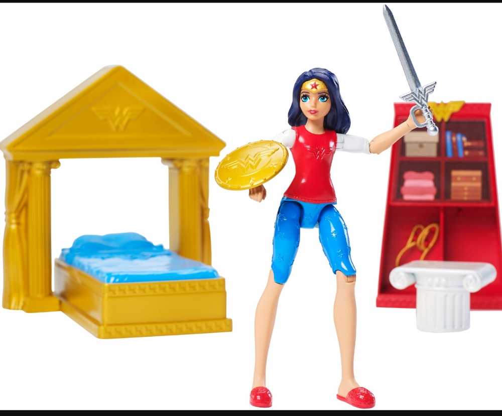 DC Super Hero Girls 6 inch Playset Wonder Woman Bedroom Set - DC Mattel (DC Super Hero Girls) action figure collectible [Barcode 887961447965] - Main Image 3