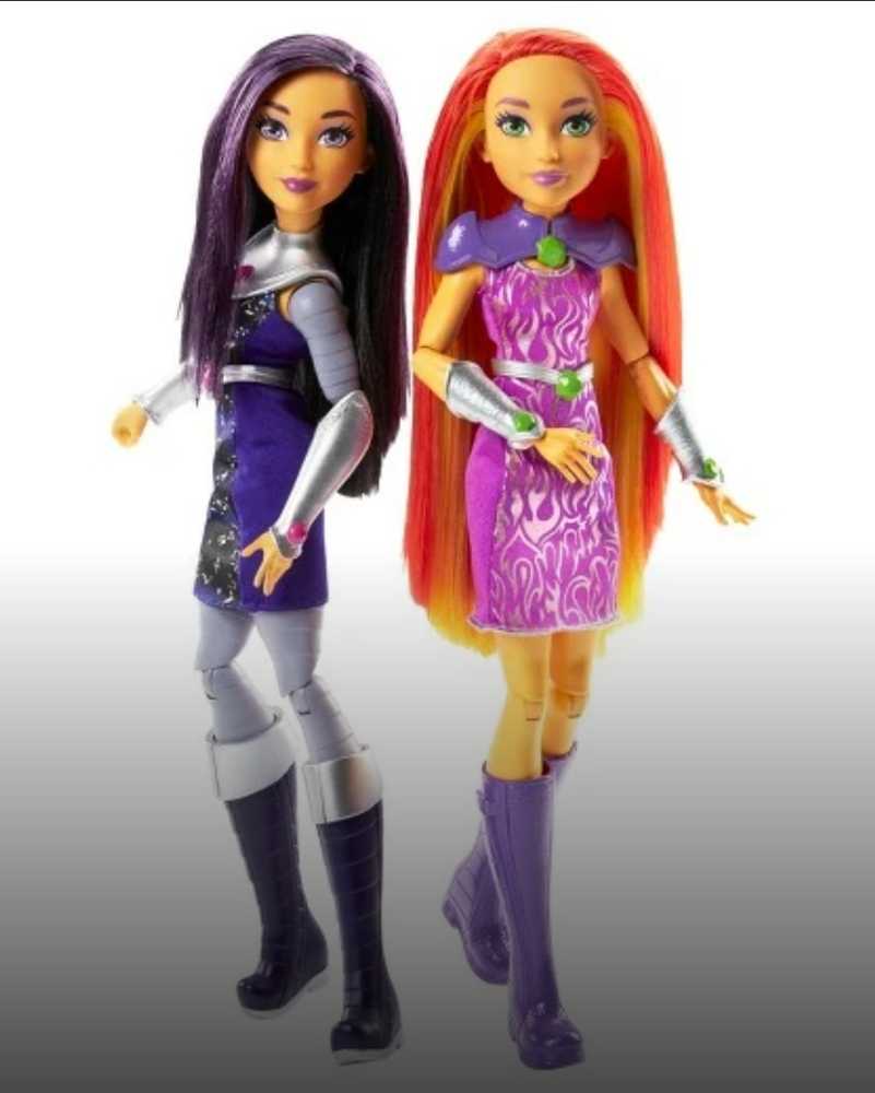 DC Super Hero Girls 12 inch Intergalactic Sisters Blackfire & Starfire - DC Mattel (DC Super Hero Girls) action figure collectible [Barcode 887961448313] - Main Image 3