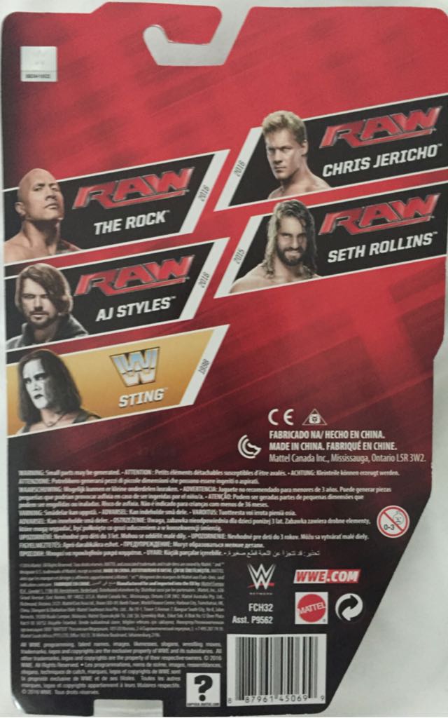 Sting - Mattel Wwe (WWE Series 55) action figure collectible [Barcode 887961450699] - Main Image 2