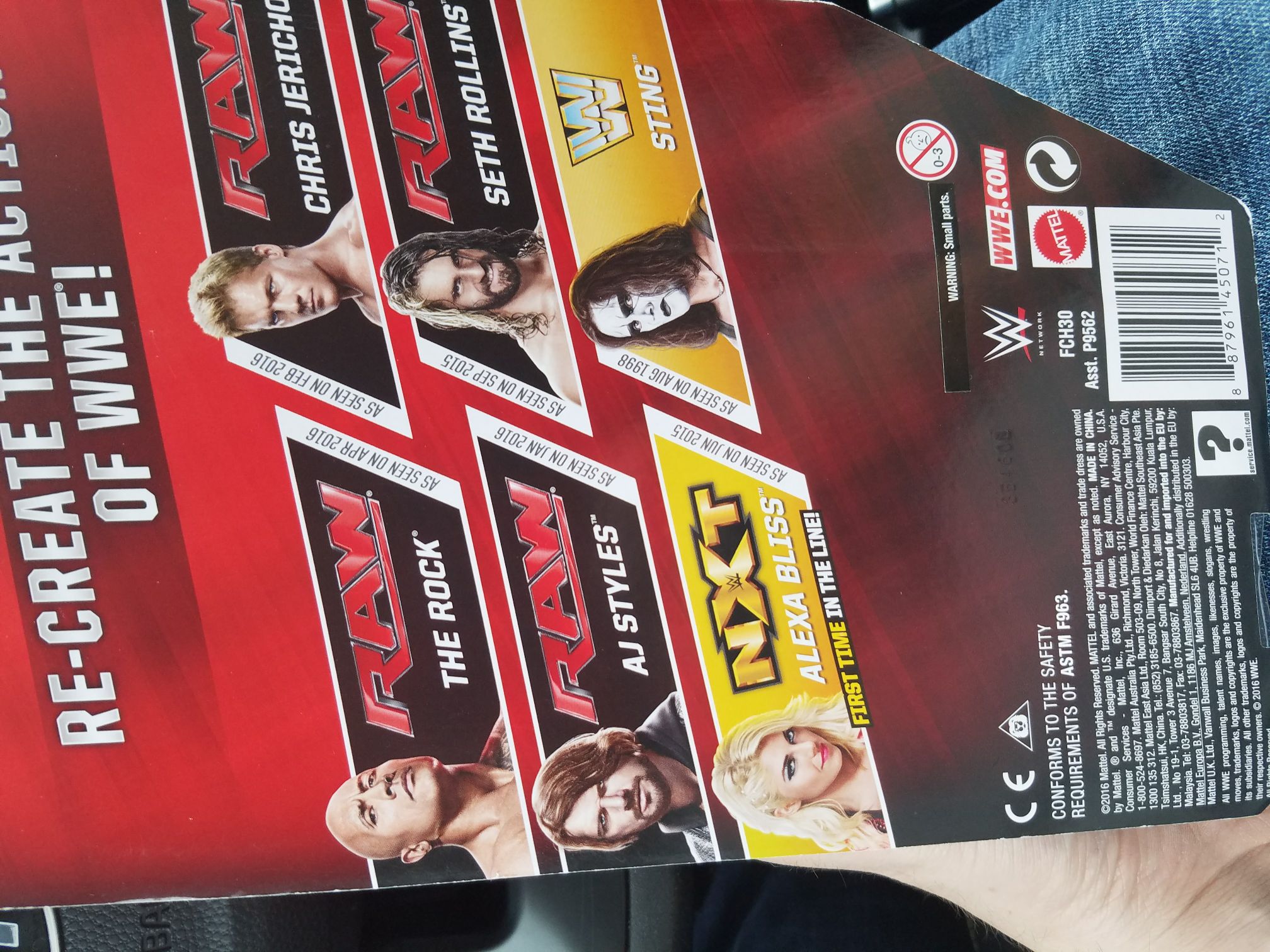 Seth Rollins  action figure collectible [Barcode 887961450712] - Main Image 2