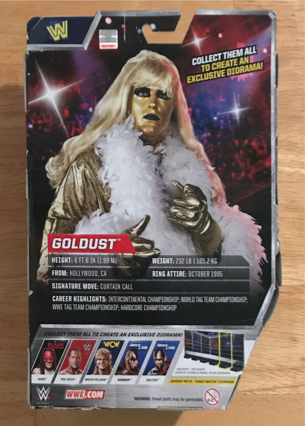 Goldust - Mattel (Wwe Elite) action figure collectible [Barcode 887961450804] - Main Image 2