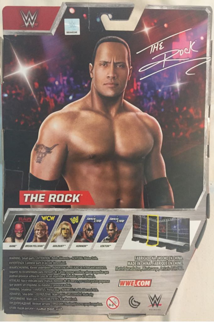 The Rock - Mattel (WWE Elite Collection Series) action figure collectible [Barcode 887961450828] - Main Image 2