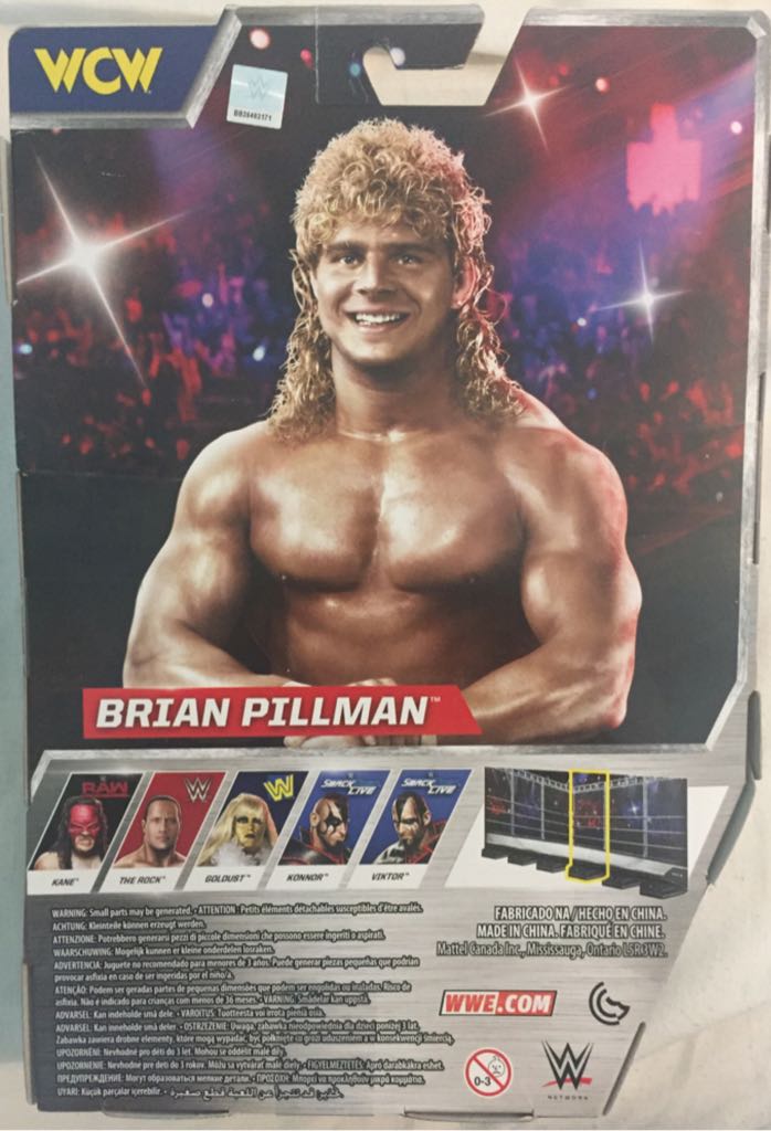 Brian Pillman - Mattel Wwe (WWE Elite Collection 47 B) action figure collectible [Barcode 887961450842] - Main Image 2