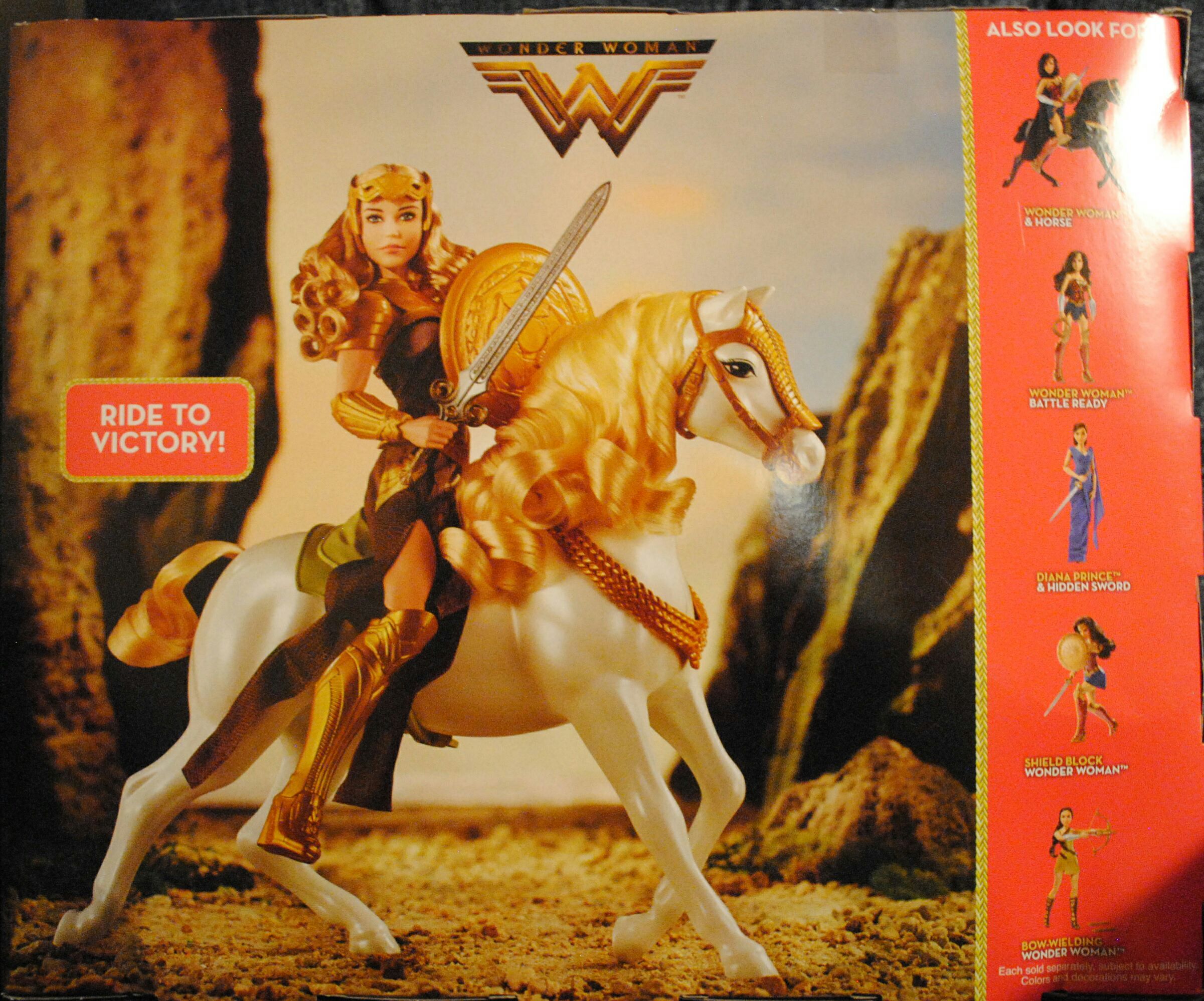 Wonder Woman Movie - Queen Hippolyta With Horse  - DC Mattel (The Wonder Woman Movie) action figure collectible [Barcode 887961466645] - Main Image 2