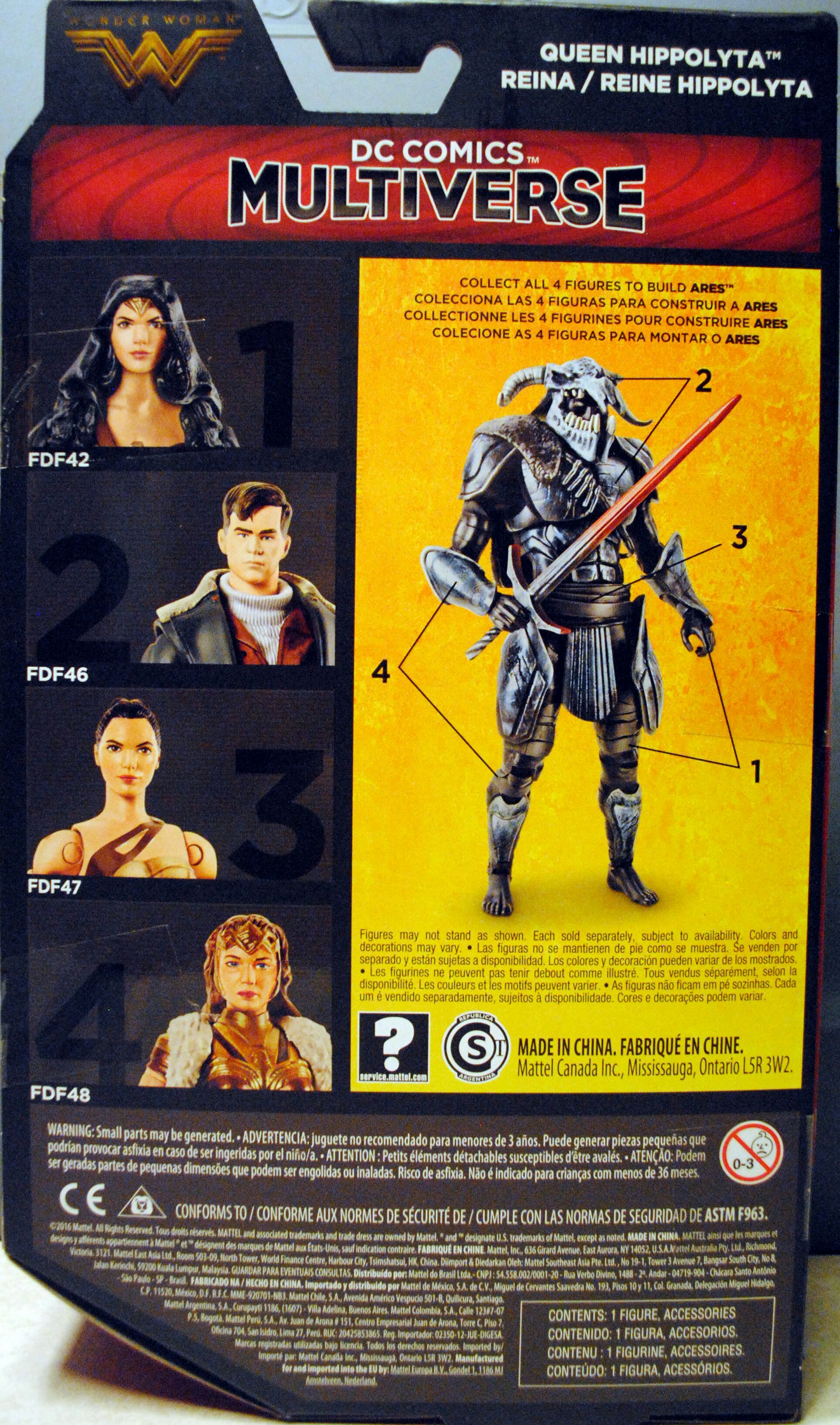 Queen Hippolyta - Mattel (DC Multiverse) action figure collectible [Barcode 887961466676] - Main Image 2