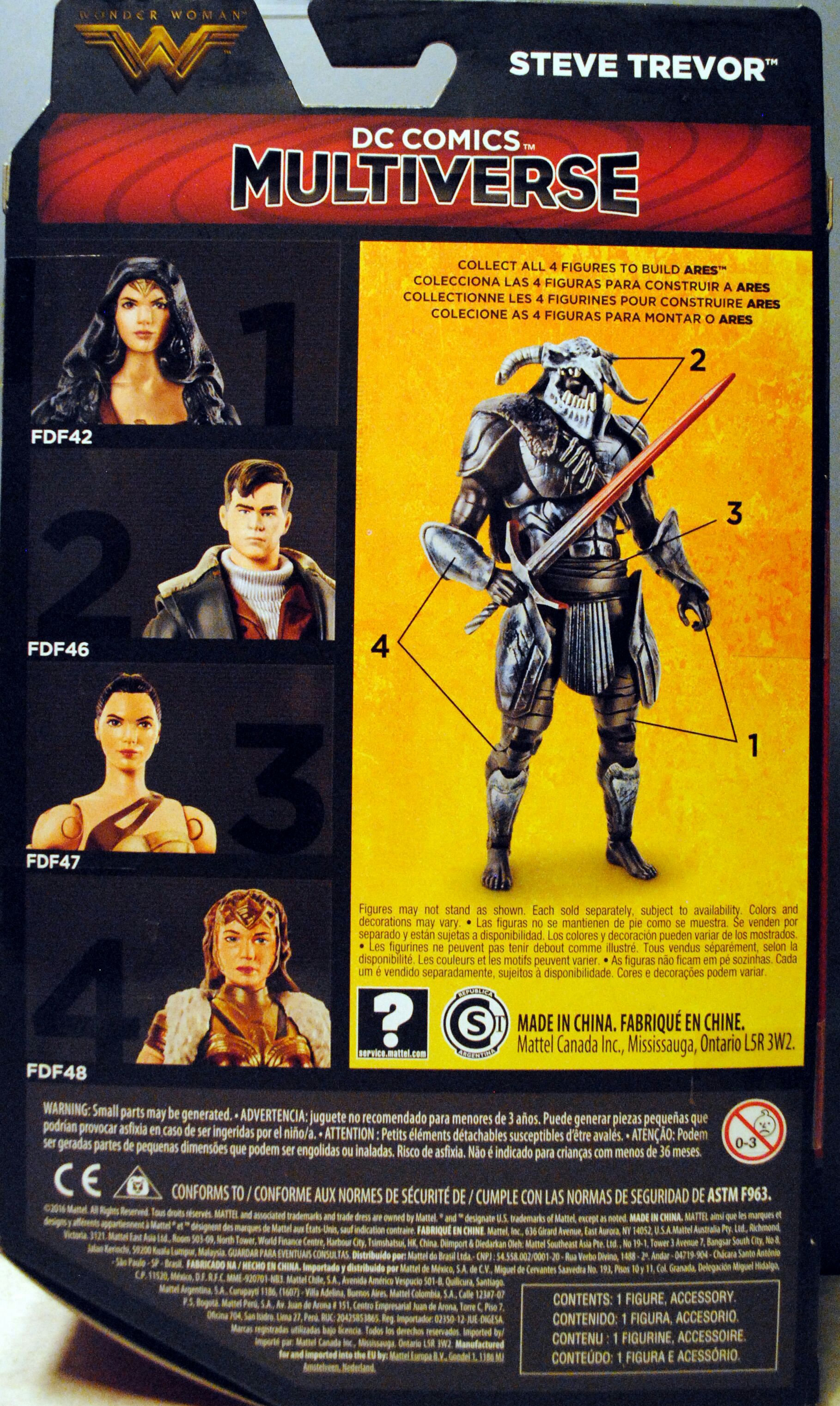 Steve Trevor [Wonder Woman] - Mattel (Wonder Woman Movie) action figure collectible [Barcode 887961466720] - Main Image 2