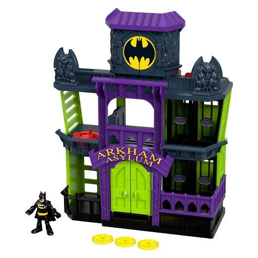 Imaginext: Arkham Asylum - Fisher Price (DC Super Friends) action figure collectible [Barcode 887961478990] - Main Image 2
