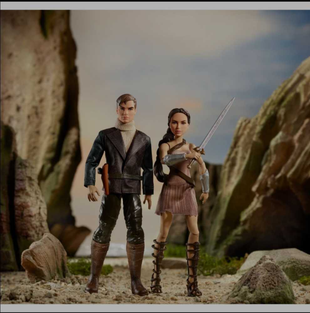 Wonder Woman - DC Wonder Woman & Steve Trevor Action Figure, 2 Pack - Mattel (The Wonder Woman Movie) action figure collectible [Barcode 887961481389] - Main Image 4