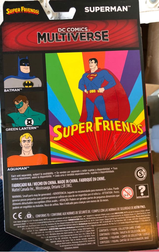 Super Friends Superman - Mattel (Dc Comics Multiverse) action figure collectible [Barcode 887961483864] - Main Image 2