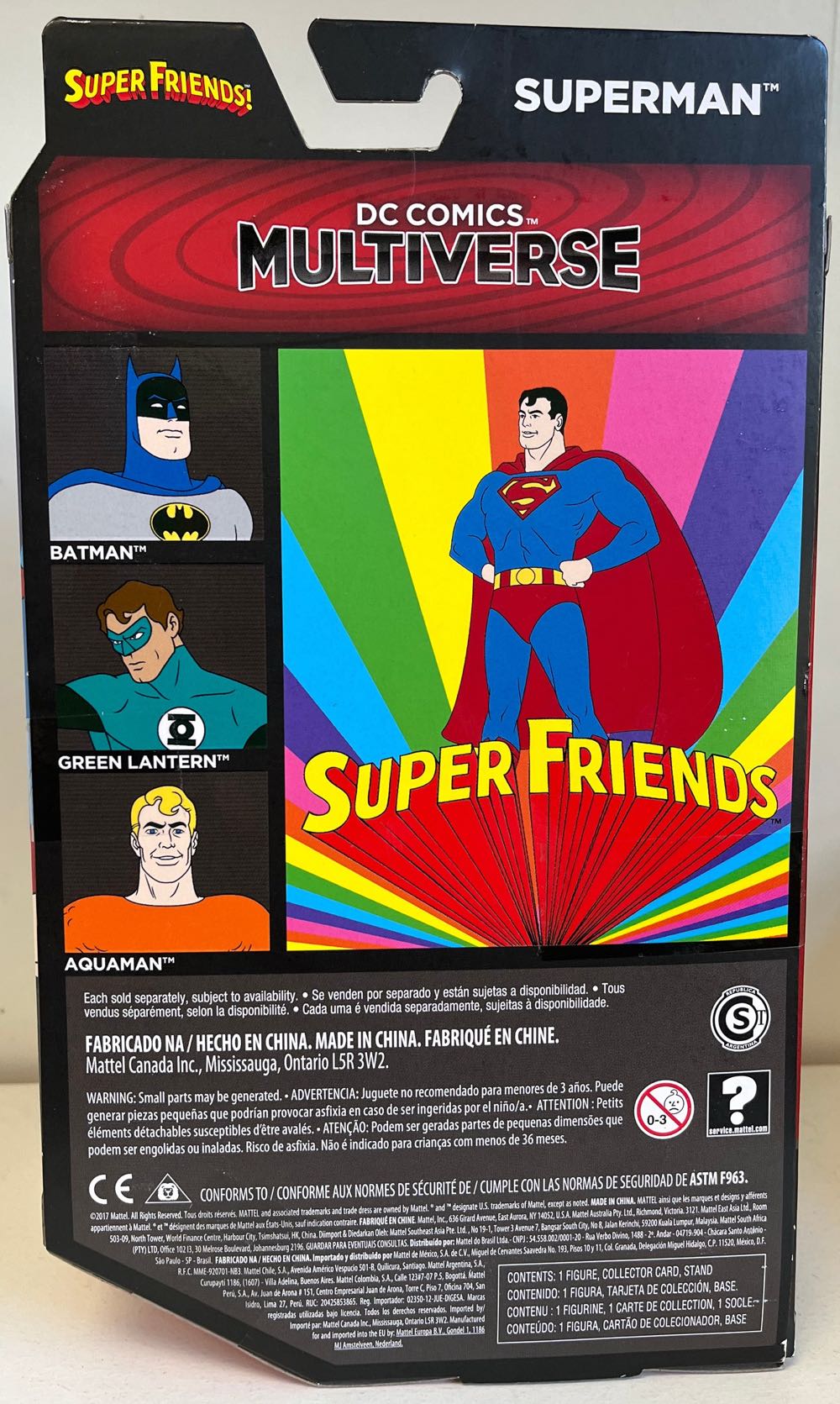 Super Friends Superman - Mattel (Dc Comics Multiverse) action figure collectible [Barcode 887961483864] - Main Image 4