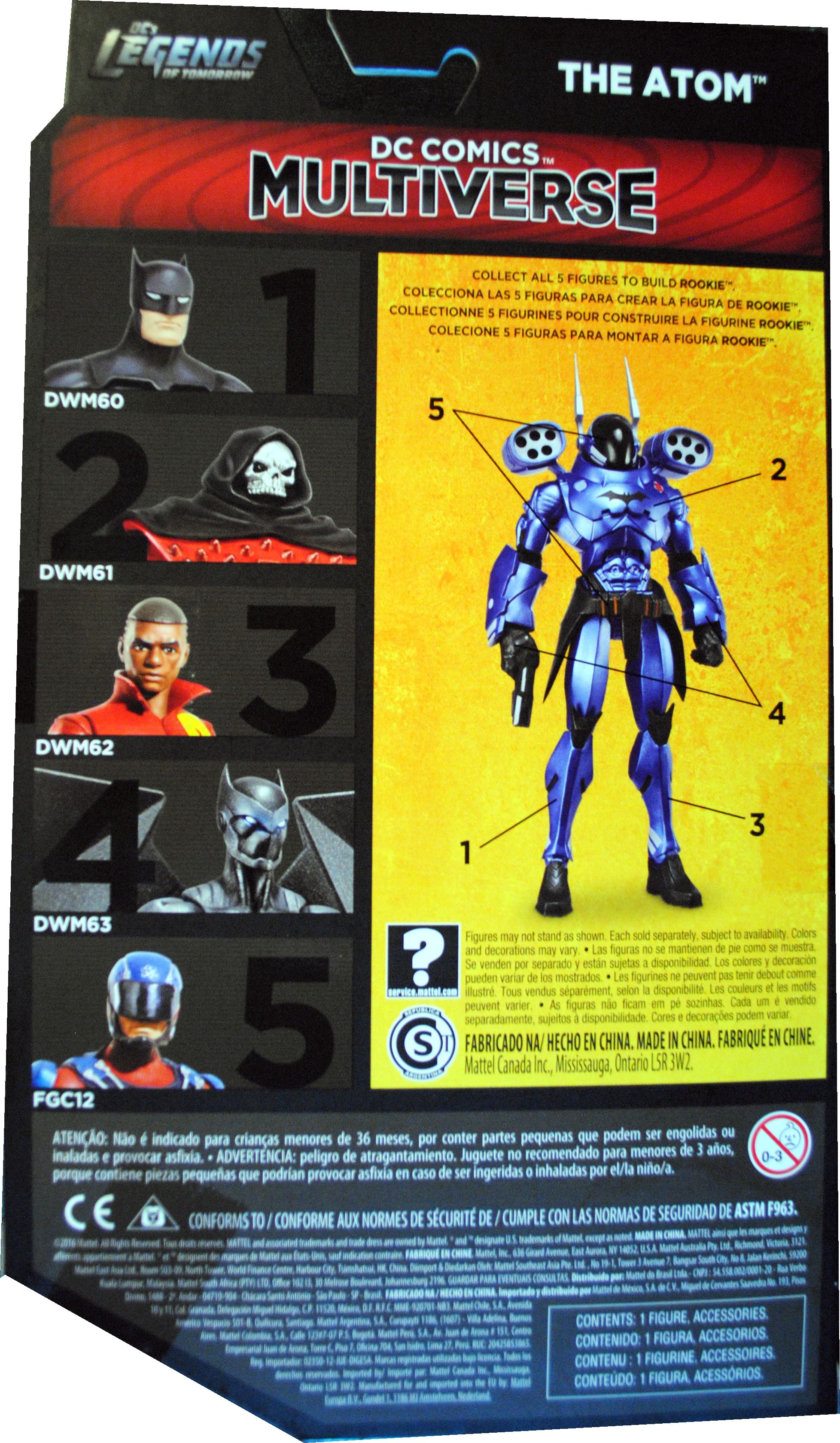 Legends Of Tomorrow: The Atom - DC Mattel (Dc Comics Multiverse) action figure collectible [Barcode 887961500844] - Main Image 2