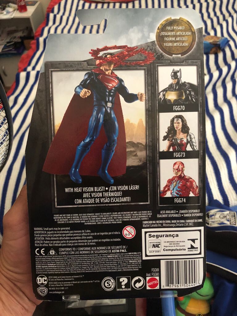 Superman (Thermo Blast) - Mattel (Justice League Movie) action figure collectible [Barcode 887961504446] - Main Image 2
