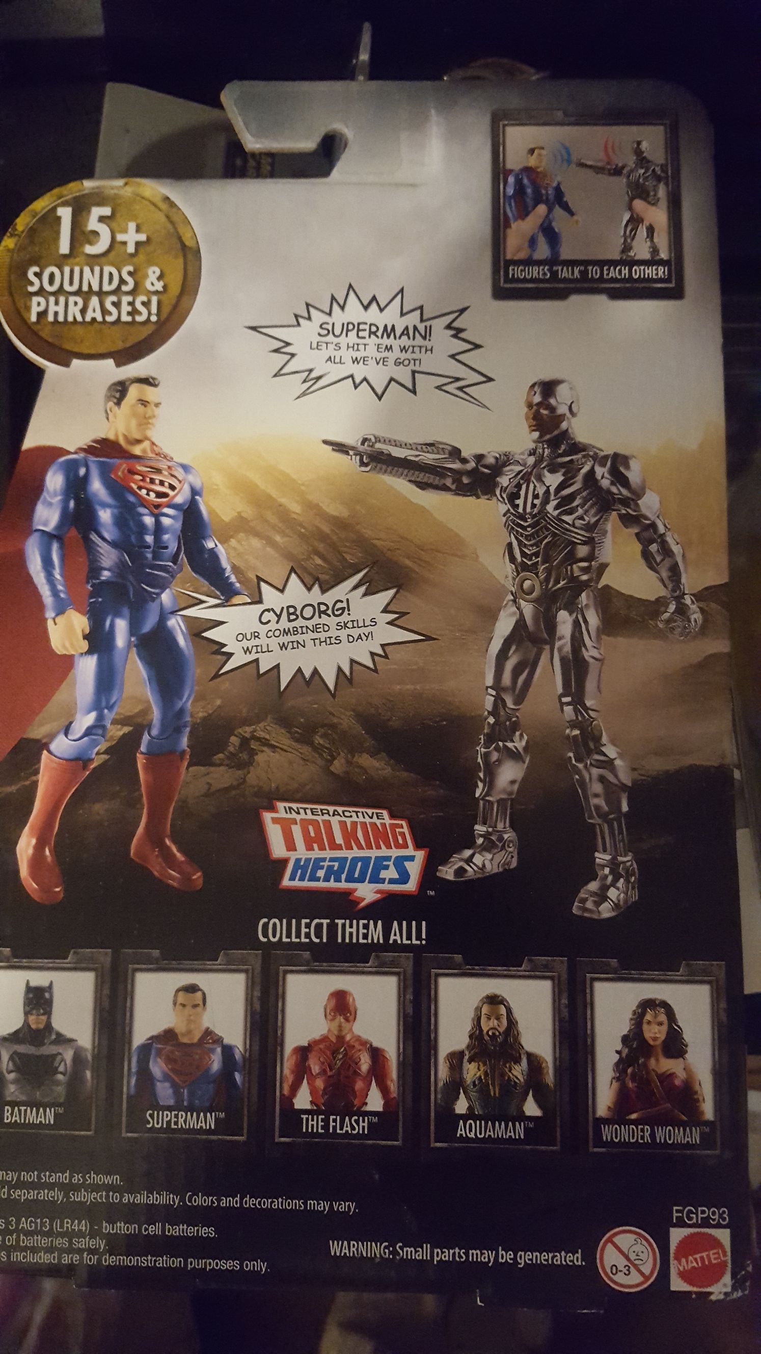 Justice League Interactive Talking Heroes CYBORG - DC/ Mattel action figure collectible [Barcode 887961512021] - Main Image 2