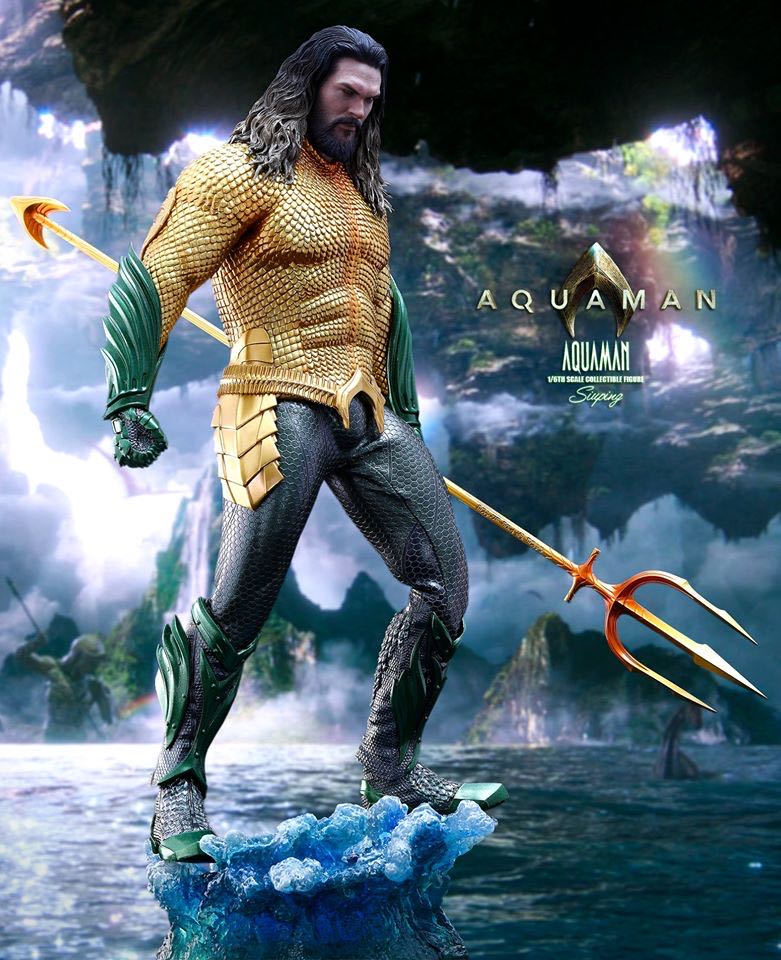 JL Aquaman - Mattel (Dc Comics Multiverse) action figure collectible [Barcode 887961522433] - Main Image 3
