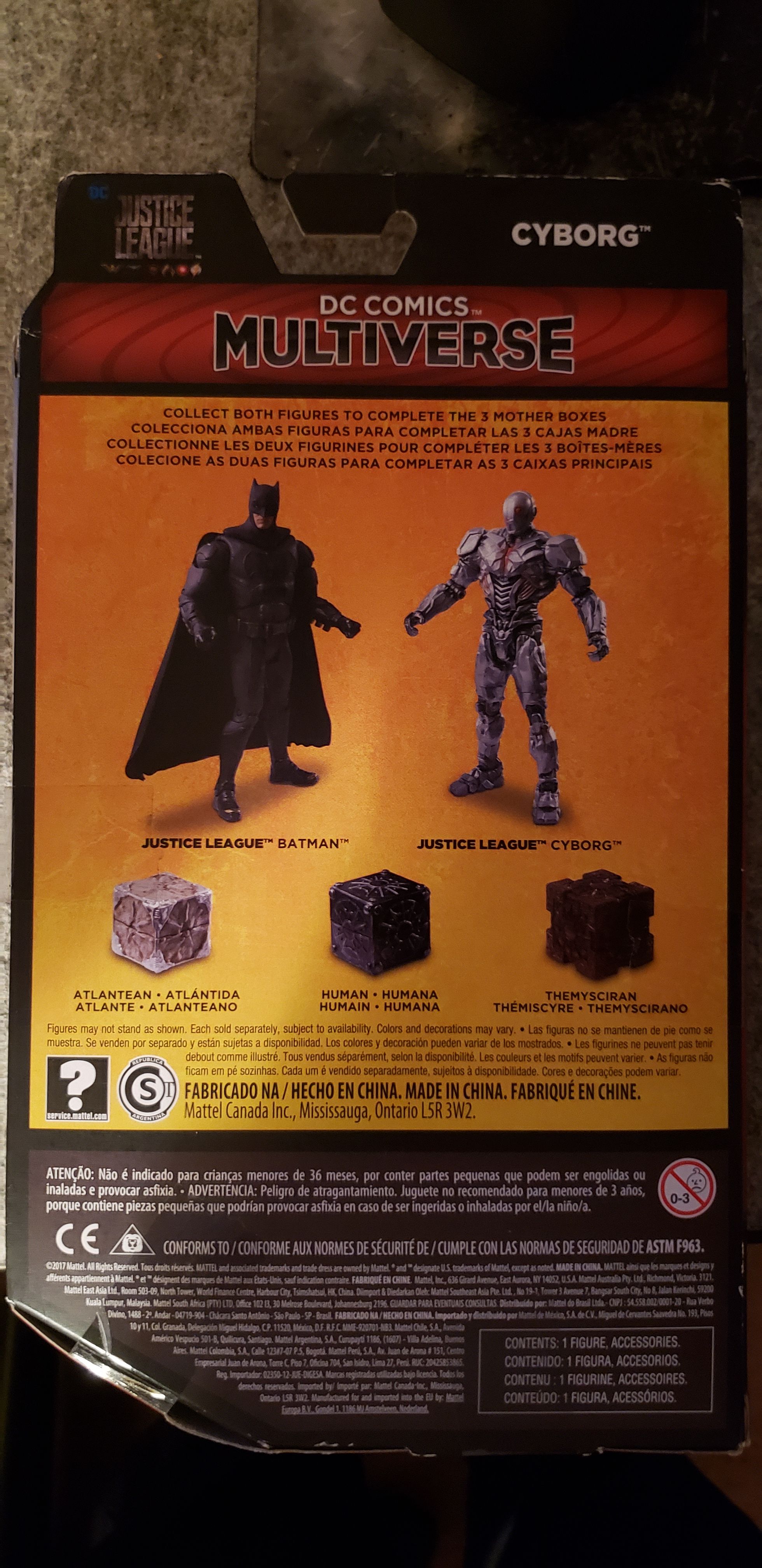 JL Cyborg - Mattel (Dc Comics Multiverse) action figure collectible [Barcode 887961524826] - Main Image 2