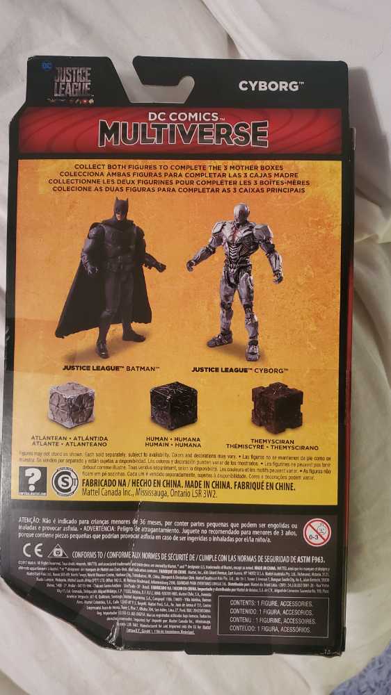 JL Cyborg - Mattel (Dc Comics Multiverse) action figure collectible [Barcode 887961524826] - Main Image 4