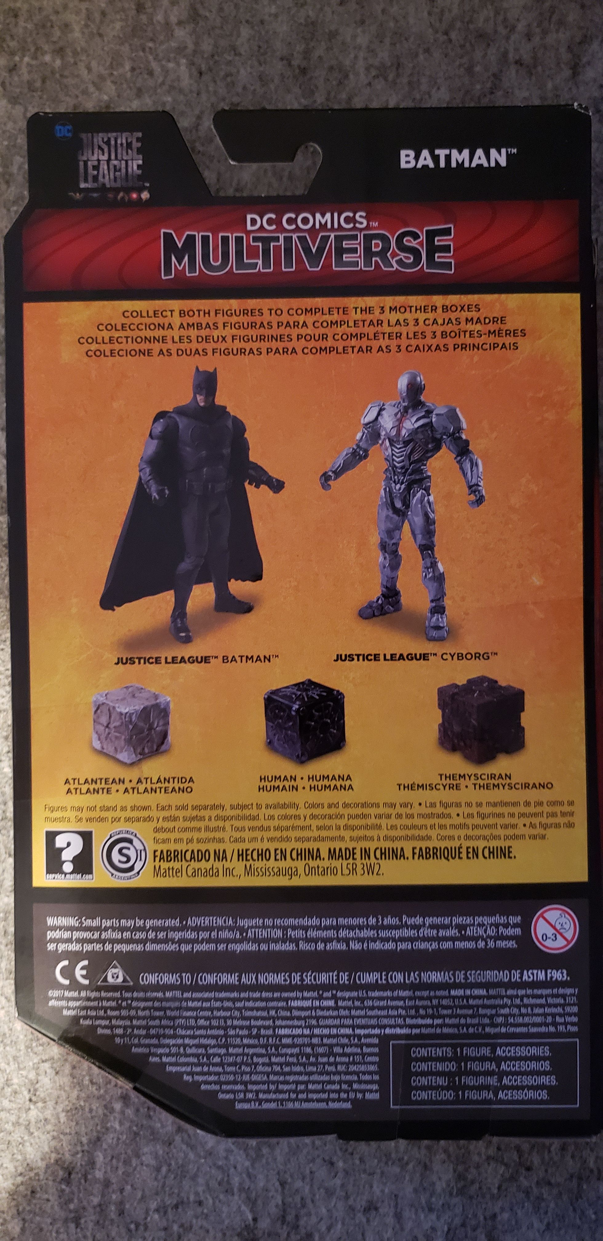 JL Batman - Mattel (Dc Comics Multiverse) action figure collectible [Barcode 887961524840] - Main Image 2